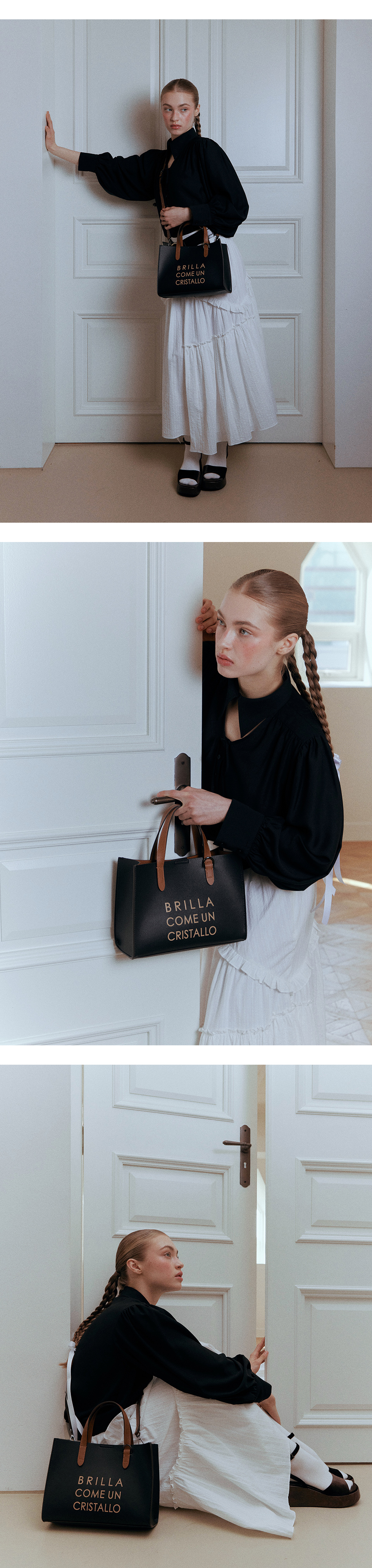 MARCE Half Tote Bag (Ivory)